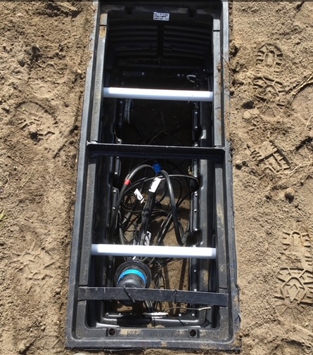 Underground pit installation